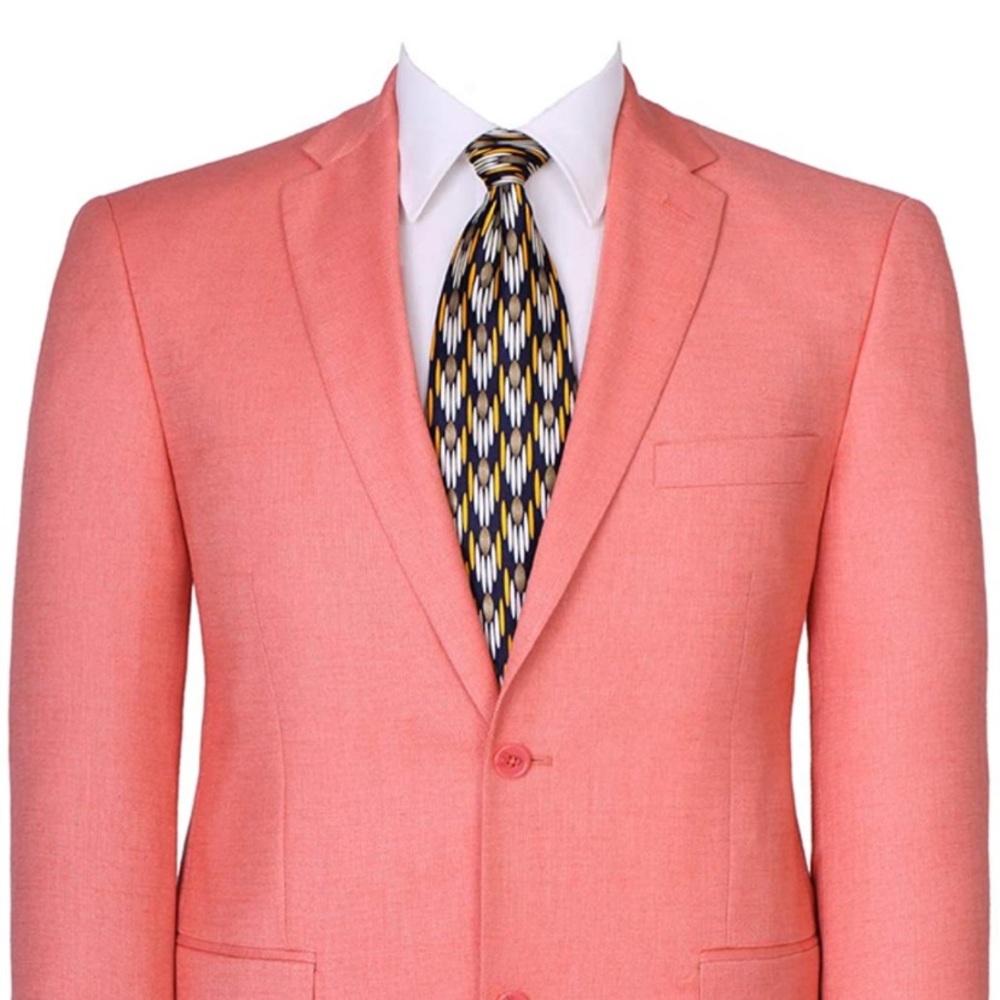 P&L Men's Classic Fit Two-Button Stretch Blazer Suit Separate Jacket